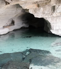 A charmosa porta de entrada deste paraíso natural