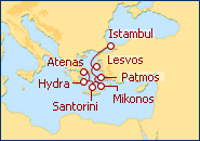 Ver o roteiro do Cruzeiro Grecia y Turquia