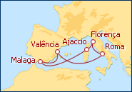 Ver o roteiro do Cruzeiro Mediterr�neo