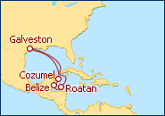 Ver o roteiro do Cruzeiro Riviera Mexicana