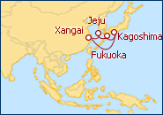 Ver o roteiro do Cruzeiro China, Jap�o, Cor�ia do Sul