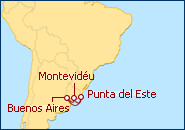 Ver o roteiro do Cruzeiro Argentina, Brasil, Uruguai
