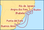 Ver o roteiro do Cruzeiro B�zios