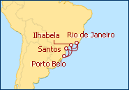 Ver o roteiro do Cruzeiro Brasil