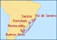 Ver o roteiro do Cruzeiro Natal
