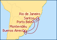 Ver o roteiro do Cruzeiro Carnaval 2013