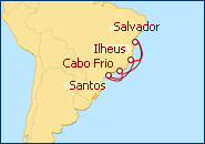 Ver o roteiro do Cruzeiro Brasil