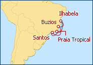 Ver o roteiro do Cruzeiro B�zios, Ilhabela e Praia Tropical I