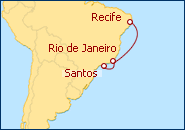Ver o roteiro do Cruzeiro Rumo ao Nordeste V