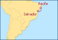 Ver o roteiro do Cruzeiro a Recife