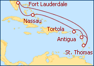Ver o roteiro do Cruzeiro Fort Lauderdale e Fl�rida 