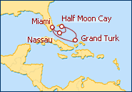 Ver o roteiro do Cruzeiro Miami e Fl�rida