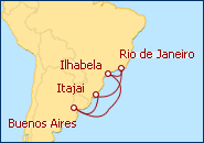 Ver o roteiro do Cruzeiro Natal