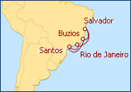Ver o roteiro do Cruzeiro Salvador e Buzios