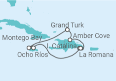 Itinerário do Cruzeiro  Jamaica, Bahamas - Costa Cruzeiros