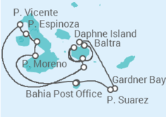 Itinerário do Cruzeiro  Ilhas Galápagos - Celebrity Cruises