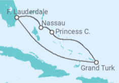 Itinerário do Cruzeiro  Bahamas - Princess Cruises