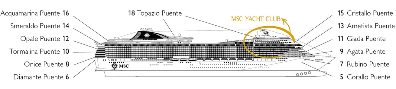 План палуб msc virtuosa