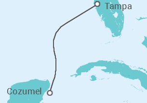 Itinerário do Cruzeiro  México - Royal Caribbean