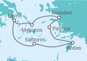 Itinerário do Cruzeiro  Grécia, Turquia - Celestyal Cruises