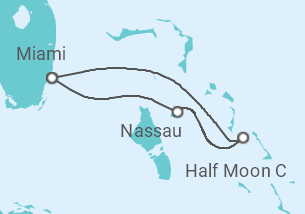 Itinerário do Cruzeiro  Bahamas - Carnival Cruise Line