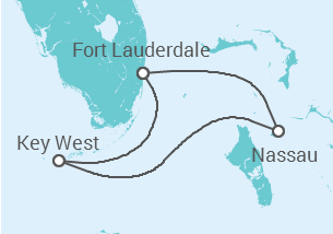 Itinerário do Cruzeiro  Estados Unidos, Bahamas - Celebrity Cruises