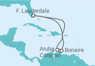 Itinerário do Cruzeiro  Aruba, Curaçao, Bonaire, San Eustaquio y Saba - Celebrity Cruises