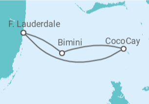 Itinerário do Cruzeiro  Estados Unidos - Celebrity Cruises