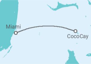 Itinerário do Cruzeiro  Estados Unidos - Royal Caribbean