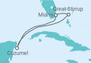 Itinerário do Cruzeiro  Bahamas - NCL Norwegian Cruise Line