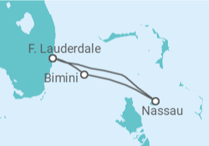 Itinerário do Cruzeiro  Bahamas - Royal Caribbean