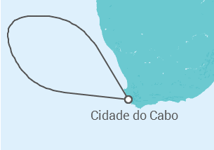 Itinerário do Cruzeiro  África do Sul - MSC Cruzeiros