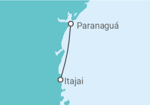Itinerário do Cruzeiro  Brasil - MSC Cruzeiros