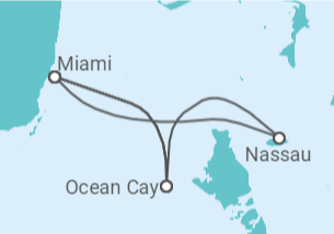 Itinerário do Cruzeiro  Estados Unidos, Bahamas - MSC Cruzeiros