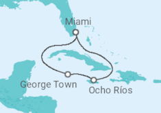 Itinerário do Cruzeiro  Ilhas Cayman, Jamaica - Carnival Cruise Line