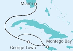 Itinerário do Cruzeiro  Jamaica, Ilhas Cayman - Carnival Cruise Line