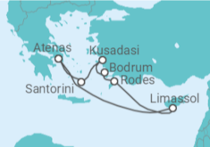 Itinerário do Cruzeiro  Grécia, Turquia, Chipre - Royal Caribbean