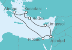 Itinerário do Cruzeiro  Grécia, Israel, Chipre - Celestyal Cruises