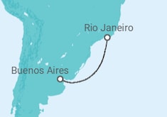 Itinerário do Cruzeiro  De Buenos Aires ao RJ - Costa Cruzeiros