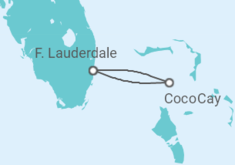 Itinerário do Cruzeiro  Estados Unidos - Royal Caribbean
