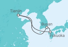 Itinerário do Cruzeiro  Japão, Coréia do Sul - Royal Caribbean