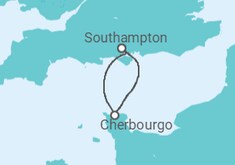 Itinerário do Cruzeiro  França - Disney Cruise Line