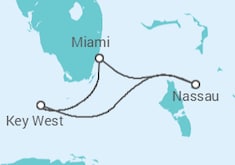 Itinerário do Cruzeiro  Key West, Nassau TI - MSC Cruzeiros