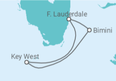 Itinerário do Cruzeiro  Estados Unidos - Celebrity Cruises