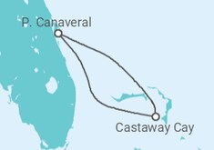 Itinerário do Cruzeiro  Estados Unidos - Disney Cruise Line