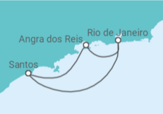 Itinerário do Cruzeiro  Angra, Rio de Janeiro - Costa Cruzeiros