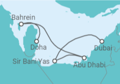 Itinerário do Cruzeiro  Emirados Árabes - MSC Cruzeiros