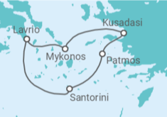 Itinerário do Cruzeiro  Grécia, Turquia - Celestyal Cruises