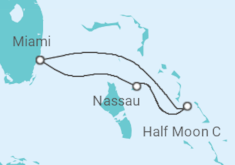 Itinerário do Cruzeiro  Bahamas - Carnival Cruise Line