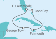 Itinerário do Cruzeiro  Ilhas Cayman, Jamaica - Celebrity Cruises